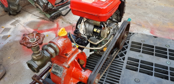 ปั้มน้ำหอยโข่ง สตาร์ท 2 ระบบ 8 แรง