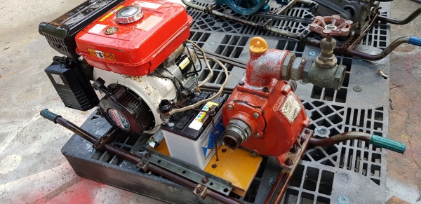 ปั้มน้ำหอยโข่ง สตาร์ท 2 ระบบ 8 แรง