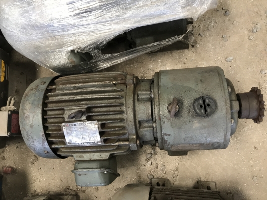 ขายมอเตอร์เกียร์ teco 3 แรง 380V. รอบ 1:10