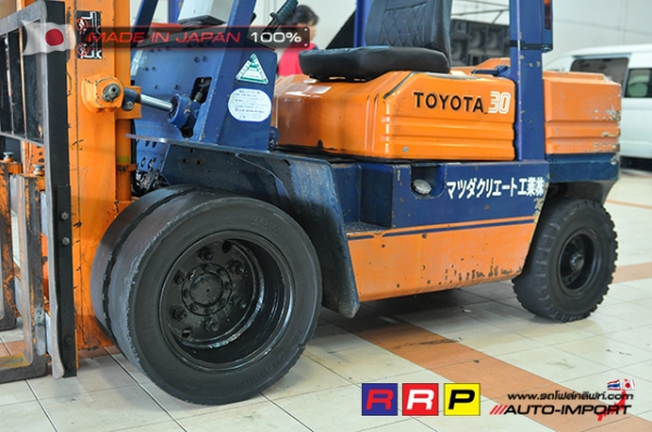 ขายรถโฟล์คลิฟท์มือสอง TOYOTA รุ่น 5FD30-13039 นำเข้าจากประเทศญี่ปุ่น 100\% ไม่เคยใช้งานในไทย ขายรถโฟล์คลิฟท์มือสอง TOYOTA รุ่น 5FD30-13039 นำเข้าจากประเทศญี่ปุ่น 100\% ไม่เคยใช้งานในไทย