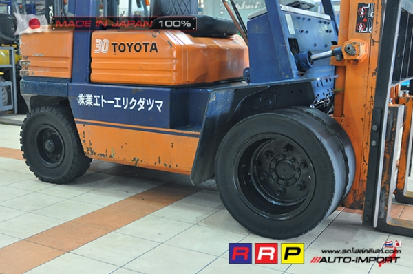 ขายรถโฟล์คลิฟท์มือสอง TOYOTA รุ่น 5FD30-13039 นำเข้าจากประเทศญี่ปุ่น 100\% ไม่เคยใช้งานในไทย ขายรถโฟล์คลิฟท์มือสอง TOYOTA รุ่น 5FD30-13039 นำเข้าจากประเทศญี่ปุ่น 100\% ไม่เคยใช้งานในไทย