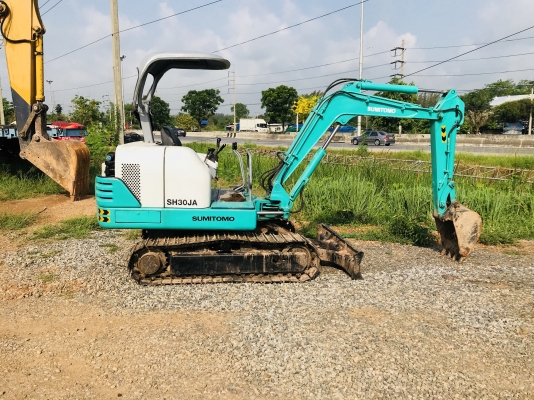 ขาย SUMITOM SH30JA ปั๊มเฟือง3ตอน มีใบมีมีด มีไลนหัวเจาะ รถพร้อมใช้งาน