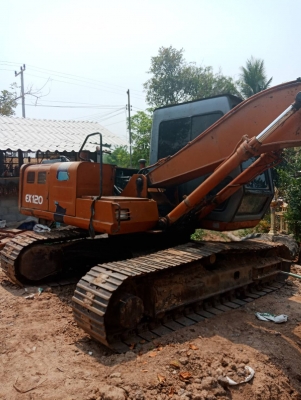 ขายแบคโฮ ex120-1 พร้อมเทเลอร์ ขายแบคโฮ ex120-1 พร้อมเทเลอร์
