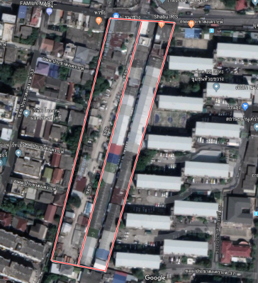 ขายที่ดินใกล้ตลาดสดห้วยขวางแปลงใหญ่2แปลงรวม 9ไร่ ติดถนนประชาสงเคราะห์ ใกล้สถานีรถไฟฟ้าMRT 700 เมตร