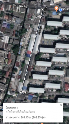 ขายที่ดินใกล้ตลาดสดห้วยขวางแปลงใหญ่2แปลงรวม 9ไร่ ติดถนนประชาสงเคราะห์ ใกล้สถานีรถไฟฟ้าMRT 700 เมตร