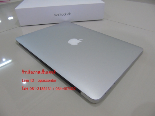 Macbook Air 2017 A1466 1.8 GHz Core i5 Ram 8G สภาพของใหม่ มีกล่อง พร้อม ประกันศูนย์ถึง 27-10-2561 Macbook Air 2017 A1466 1.8 GHz Core i5 Ram 8G สภาพของใหม่ มีกล่อง พร้อม ประกันศูนย์ถึง 27-10-2561