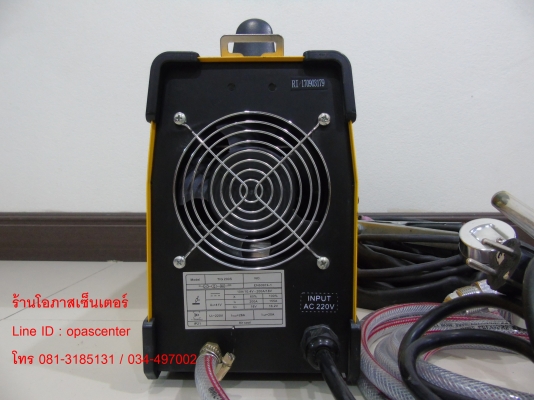 เครื่องเชื่อมอาร์กอน 200 A ยี่ห้อ Rilon รุ่น TIG200S สภาพใหม่ มีสายเชื่อมอาร์กอนและเกย์วัด