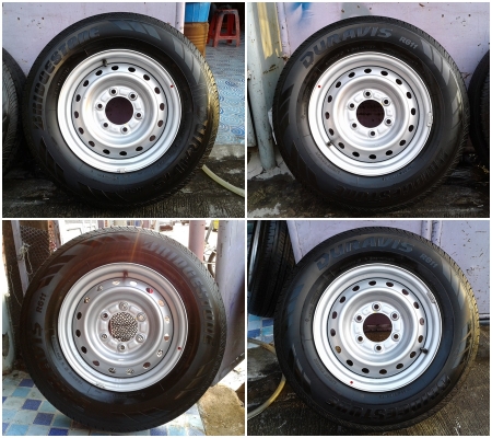 Inter-Speed15-6-139.7/Bridgestone Duravis195-15C ราคา 4,000-7500 บาท Inter-Speed15-6-139.7/Bridgestone Duravis195-15C ราคา 4,000-7500 บาท