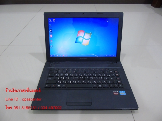 โน๊ตบุ๊ค Lenovo G400 Core i3-3110M 2.4 Ram 4G HDD 500 GB มีการ์ดจอแยก