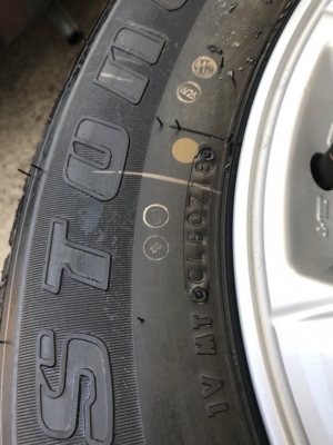 ล้อ isuzu 1.9 ขอบ 16 พร้อมยางบิสโตนปี18 ถอดรถป้ายแดง