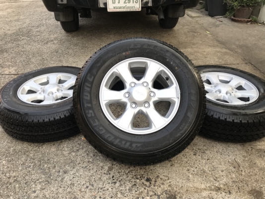 ล้อ isuzu 1.9 ขอบ 16 พร้อมยางบิสโตนปี18 ถอดรถป้ายแดง