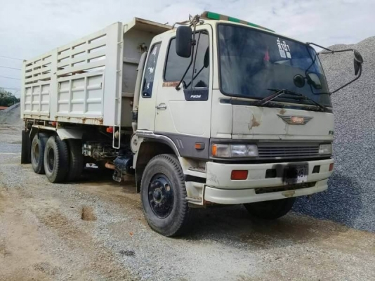 HINO 3M สองเพลาดั๊ม กระบะเหล็ก รถปี 39
