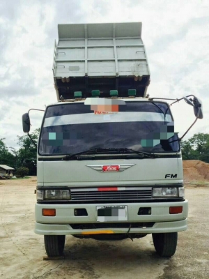 HINO 3M สองเพลาดั๊ม กระบะเหล็ก รถปี 39