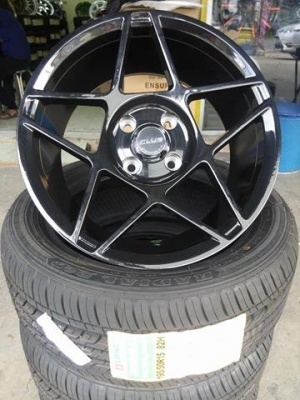 แม็กใหม่สปีดไฟท์ ขอบ 15 ราคา 7500 พร้อมยางไทย 11700 บาท