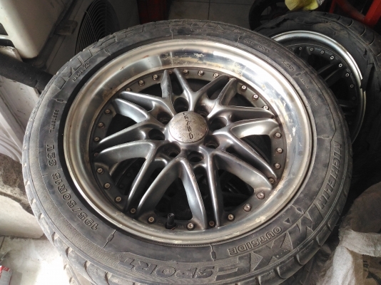 ล้อแม็คเลนโซ่ขอบ15 4รู100 114 อ๊อฟเซทรถเก่งทั่วไปได้หมดวงละ1000บาท 4วง4000บาท