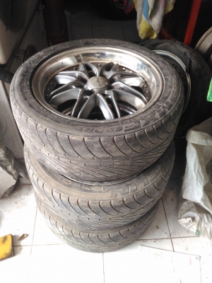 ล้อแม็คเลนโซ่ขอบ15 4รู100 114 อ๊อฟเซทรถเก่งทั่วไปได้หมดวงละ1000บาท 4วง4000บาท