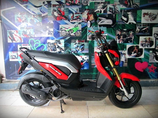 (ผ่อนได้) Zoomer x 2013 สีแดง เครื่องเดิมๆสวย 29900