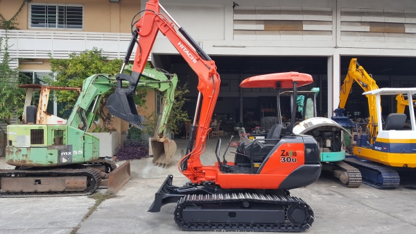 ขาย รถขุด HITACHI  รุ่น EX30 มือสองญี่ปุ่น แทรกเหล็ก สวย สลัก บูท เอวแน่น 100\% มีไลน์กระแทก สวยพร้อมใช้งาน มือถือ 0818753444  สอบถามเพิ่มเติมได้ที่ http://line.me/ti/p/mFkzr50JVd