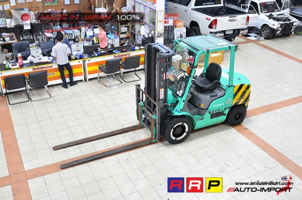 ขายรถโฟล์คลิฟท์มือสอง MITSUBISHI รุ่น FD35AT-F14E-80224 นำเข้าจากประเทศญี่ปุ่น 100\% ไม่เคยใช้งานในไทย