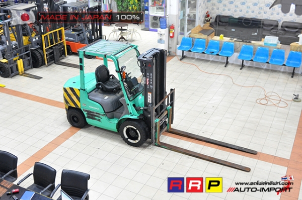ขายรถโฟล์คลิฟท์มือสอง MITSUBISHI รุ่น FD35AT-F14E-80224 นำเข้าจากประเทศญี่ปุ่น 100\% ไม่เคยใช้งานในไทย