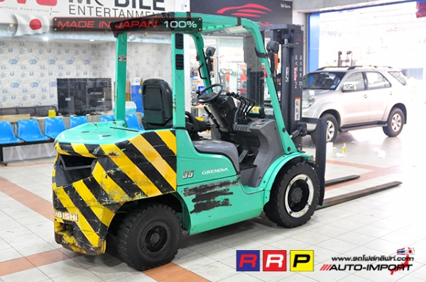 ขายรถโฟล์คลิฟท์มือสอง MITSUBISHI รุ่น FD35AT-F14E-80224 นำเข้าจากประเทศญี่ปุ่น 100\% ไม่เคยใช้งานในไทย