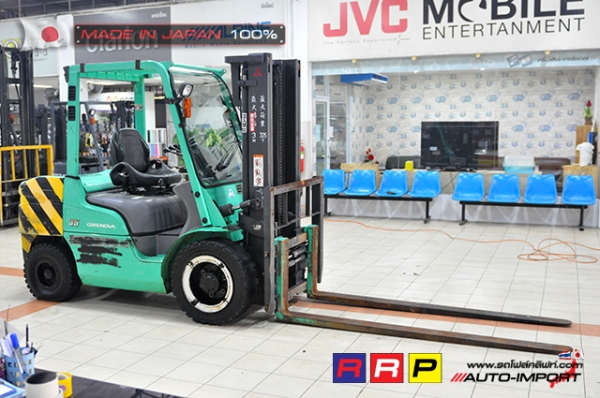 ขายรถโฟล์คลิฟท์มือสอง MITSUBISHI รุ่น FD35AT-F14E-80224 นำเข้าจากประเทศญี่ปุ่น 100\% ไม่เคยใช้งานในไทย