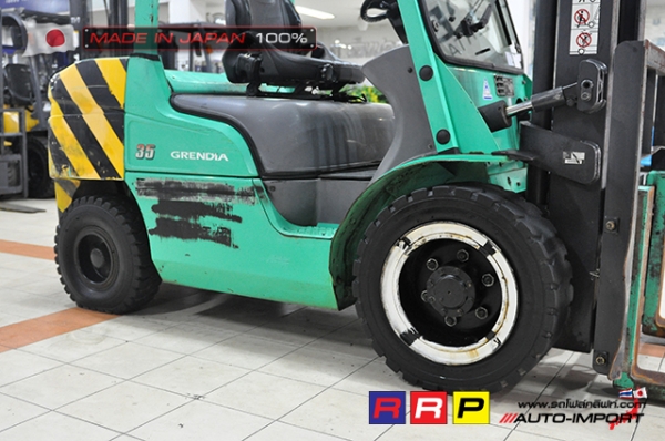 ขายรถโฟล์คลิฟท์มือสอง MITSUBISHI รุ่น FD35AT-F14E-80224 นำเข้าจากประเทศญี่ปุ่น 100\% ไม่เคยใช้งานในไทย