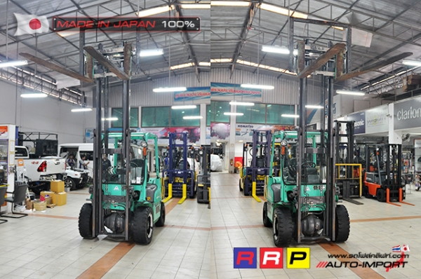 ขายรถโฟล์คลิฟท์มือสอง MITSUBISHI รุ่น FD35AT-F14E-80224 นำเข้าจากประเทศญี่ปุ่น 100\% ไม่เคยใช้งานในไทย