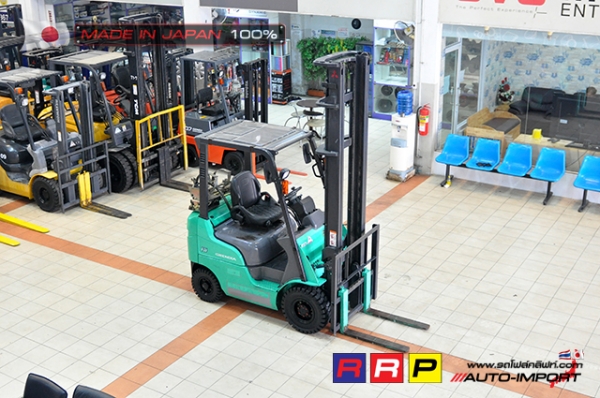 ขายรถโฟล์คลิฟท์มือสอง MITSUBISHI รุ่น FG15T-F25C-51645 นำเข้าจากประเทศญี่ปุ่น 100\% ไม่เคยใช้งานในไทย ขายรถโฟล์คลิฟท์มือสอง MITSUBISHI รุ่น FG15T-F25C-51645 นำเข้าจากประเทศญี่ปุ่น 100\% ไม่เคยใช้งานในไทย