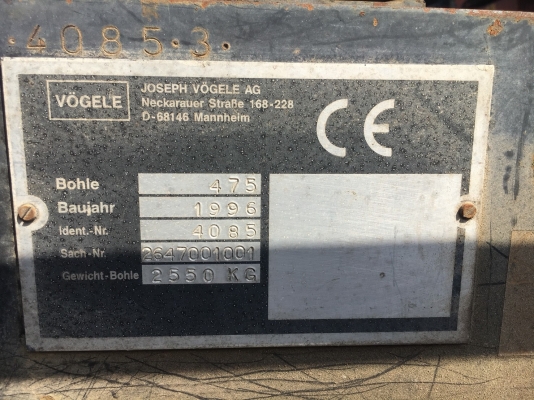 Vogele S1600 : รถปูยาง 6.5m นำเข้าจากญี่ปุ่น โทร. 080-6565422 (หนิง)