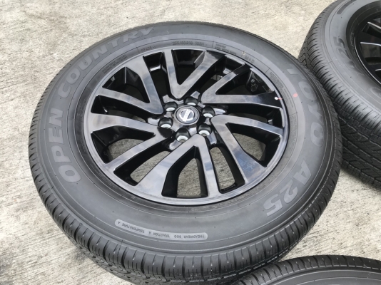 ล้อแม็กพร้อมยางป้ายแดง นิสสัน นาวาร่า คาลิเบอร์ NP300 ขอบ 18