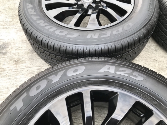 ล้อแม็กพร้อมยางป้ายแดง นิสสัน นาวาร่า คาลิเบอร์ NP300 ขอบ 18