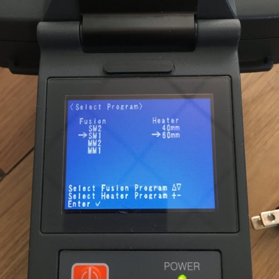 เครื่องเชื่อมต่อสาย fiberoptic Fusion Splicer มือสองใช้รับงานเน็ตประชารัฐ