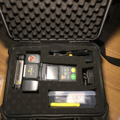 เครื่องเชื่อมต่อสาย fiberoptic Fusion Splicer มือสองใช้รับงานเน็ตประชารัฐ