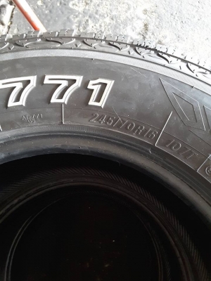 Maxxis AT771 ขนาด 245-70-16 สิ้นปี15 สภาพใหม่ 1ชุด Maxxis AT771 ขนาด 245-70-16 สิ้นปี15 สภาพใหม่ 1ชุด