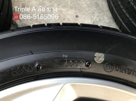 ล้อแม็ก TOYOTA New VIOS 2017 ขอบ 15 พร้อมยางป้ายแดง 185-60-15 แม็กสวย มีตุ่ม เส้นสีชัดๆ