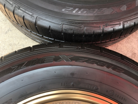 ล้อแม็ก TE37 ขอบ 18 พร้อมยาง 265-60-18 ปี15