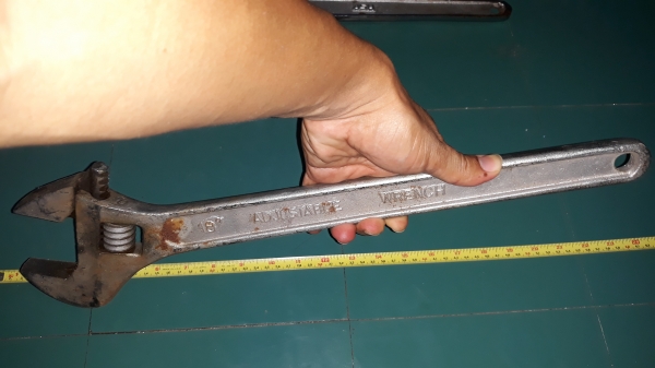 ขายประแจเลื่อนADJUSTABLE WRENCR ASH ขนาด18" ใหม่เก่าเก็บตัวที่2 ขายประแจเลื่อนADJUSTABLE WRENCR ASH ขนาด18" ใหม่เก่าเก็บตัวที่2