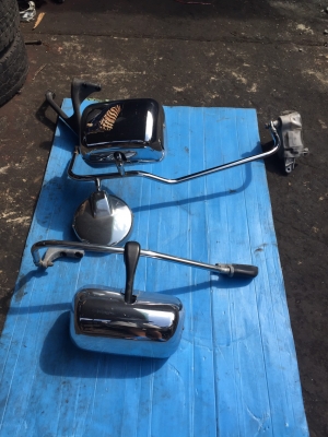 ชุดขากระตกเเต่งพร้อมฝาครอบกระจกเงาฮีโน่เม้กก้า เก่าเซียงกงญี่ปุ่น