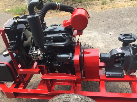 ขายเครื่องสูบน้ำแรงดันสูงเพื่อการเกษตร ขนาด3&rdquo;X3&rdquo; พร้อมเครื่อง อิเซกิ ISEKI 3สูบ เก่าญี่ปุ่นพร้อมใช้งาน