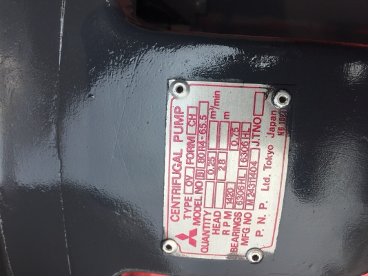 ขายเครื่องสูบน้ำแรงดันสูงเพื่อการเกษตร ขนาด3&rdquo;X3&rdquo; พร้อมเครื่อง อิเซกิ ISEKI 3สูบ เก่าญี่ปุ่นพร้อมใช้งาน