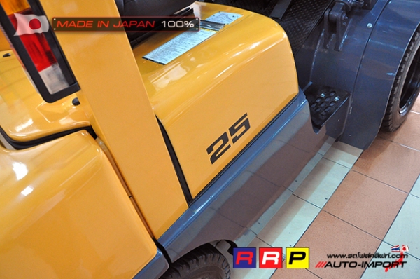 ขายรถโฟล์คลิฟท์มือสอง TCM รุ่น FHD25Z5-34E13858 นำเข้าจากประเทศญี่ปุ่น 100\% ไม่เคยใช้งานในไทย