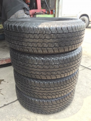 ยาง Bridgestone 245 70 16 ปลายปี17 มีให้เลือก5ชุด ดอกเต็ม เนื้อนิ่มๆ ใช้ยาว ราคาไม่แพง