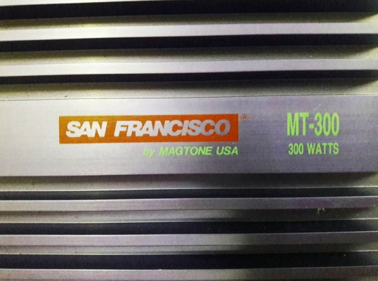 เพาเวอร์แอมป์ San Francisco MT-300 ขับ 2 ch.