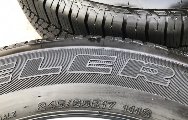 ล้อแม็กป้ายแดง Mitsu New Triton Plus ขอบ17 พร้อมยางใหม่ป้ายแดง 245-65-17 ปี 18 Bridgestone แม็กยางสวยกริ๊บๆ