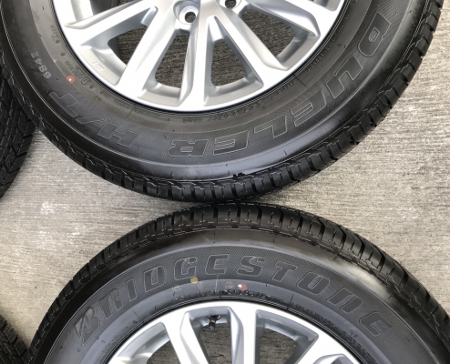 ล้อแม็กป้ายแดง Mitsu New Triton Plus ขอบ17 พร้อมยางใหม่ป้ายแดง 245-65-17 ปี 18 Bridgestone แม็กยางสวยกริ๊บๆ