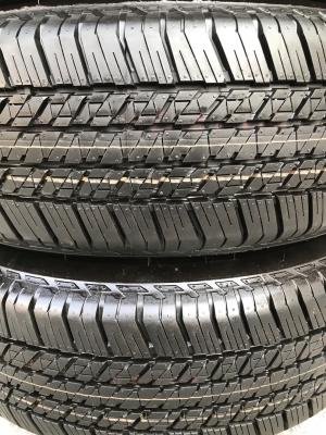 ยางใหม่ป้ายแดง 245-65-17 Bridgestone ตุ่มเด้งๆ เส้นสีชัดทุกเส้น ยางใหม่ป้ายแดง 245-65-17 Bridgestone ตุ่มเด้งๆ เส้นสีชัดทุกเส้น