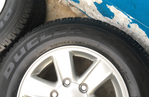 ล้อแม็ก ISUZU D-Max All New ขอบ 16 พร้อมยาง Bridgestone 245-70-16