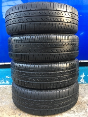 ล้อแม็ก Toyota Vios Yaris ลาย 5 ก้าน ขอบ 15 พร้อมยาง Bridgestone 185-60-15 ปี 14