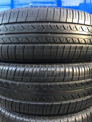 ล้อแม็ก Toyota Vios Yaris ลาย 5 ก้าน ขอบ 15 พร้อมยาง Bridgestone 185-60-15 ปี 14